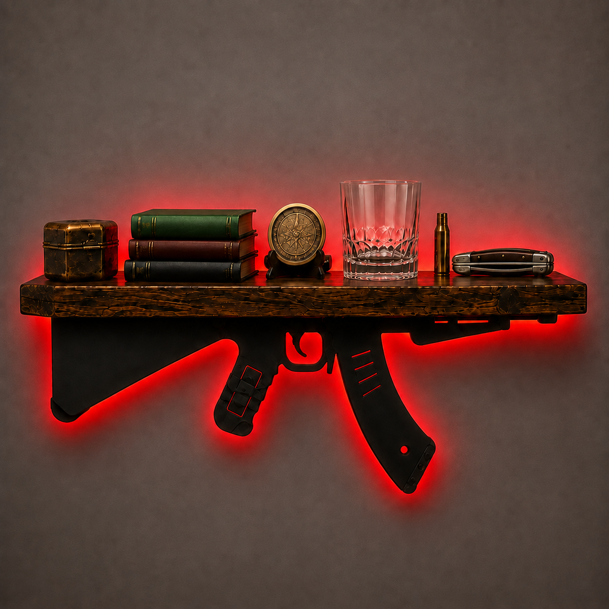 PatriotGlow LED Wall Shelf