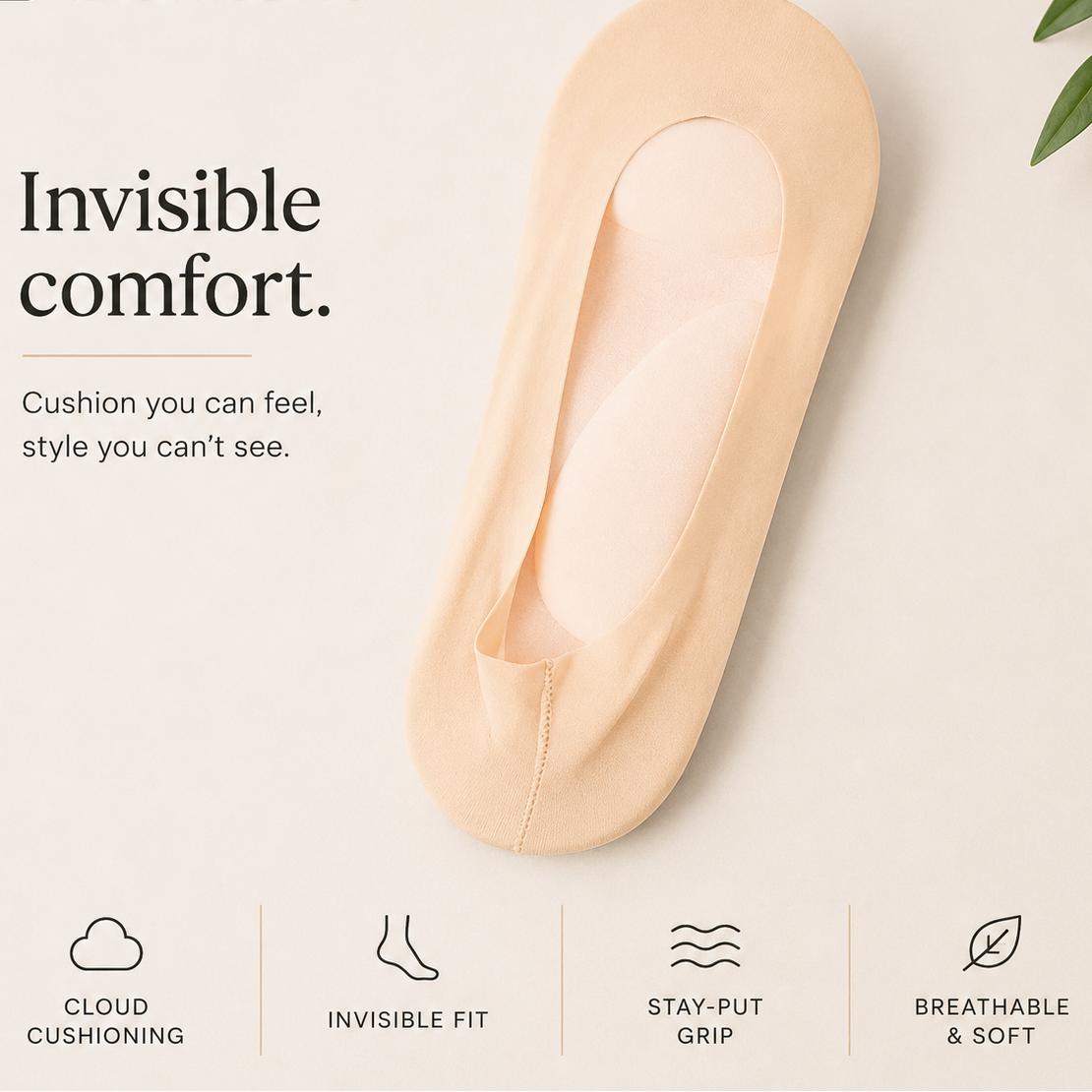 SoleCloud™ Invisible Comfort Socks