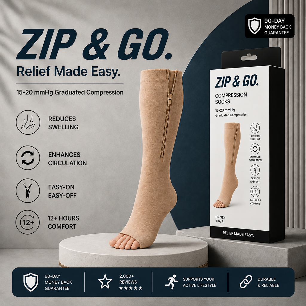 EaseZip Compression Socks