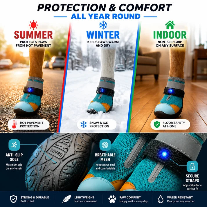 NightPaw LED Dog Adventure Boots