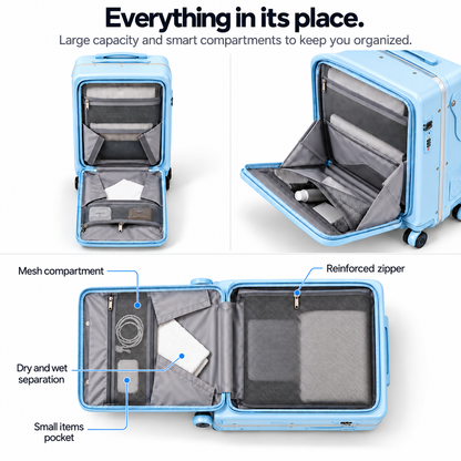 RoveNest 2-in-1 Travel Suitcase