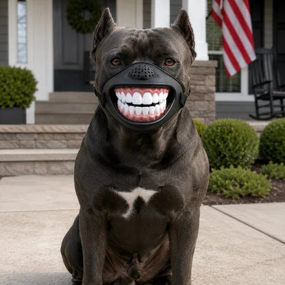 Funny Dog Smile Mask 🐶