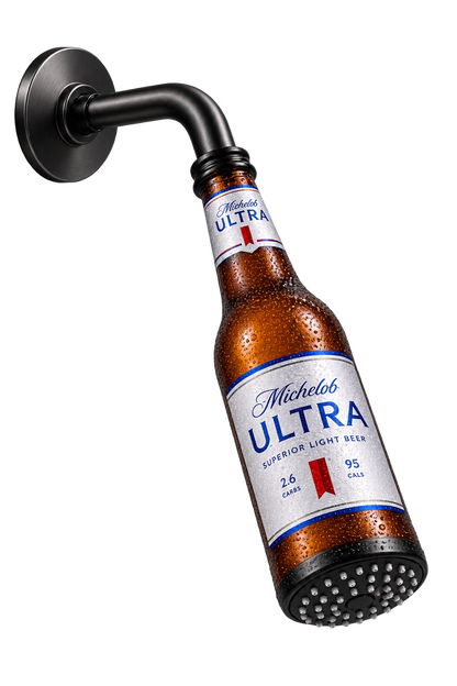 BrewFlow Beer Bottle Shower Head