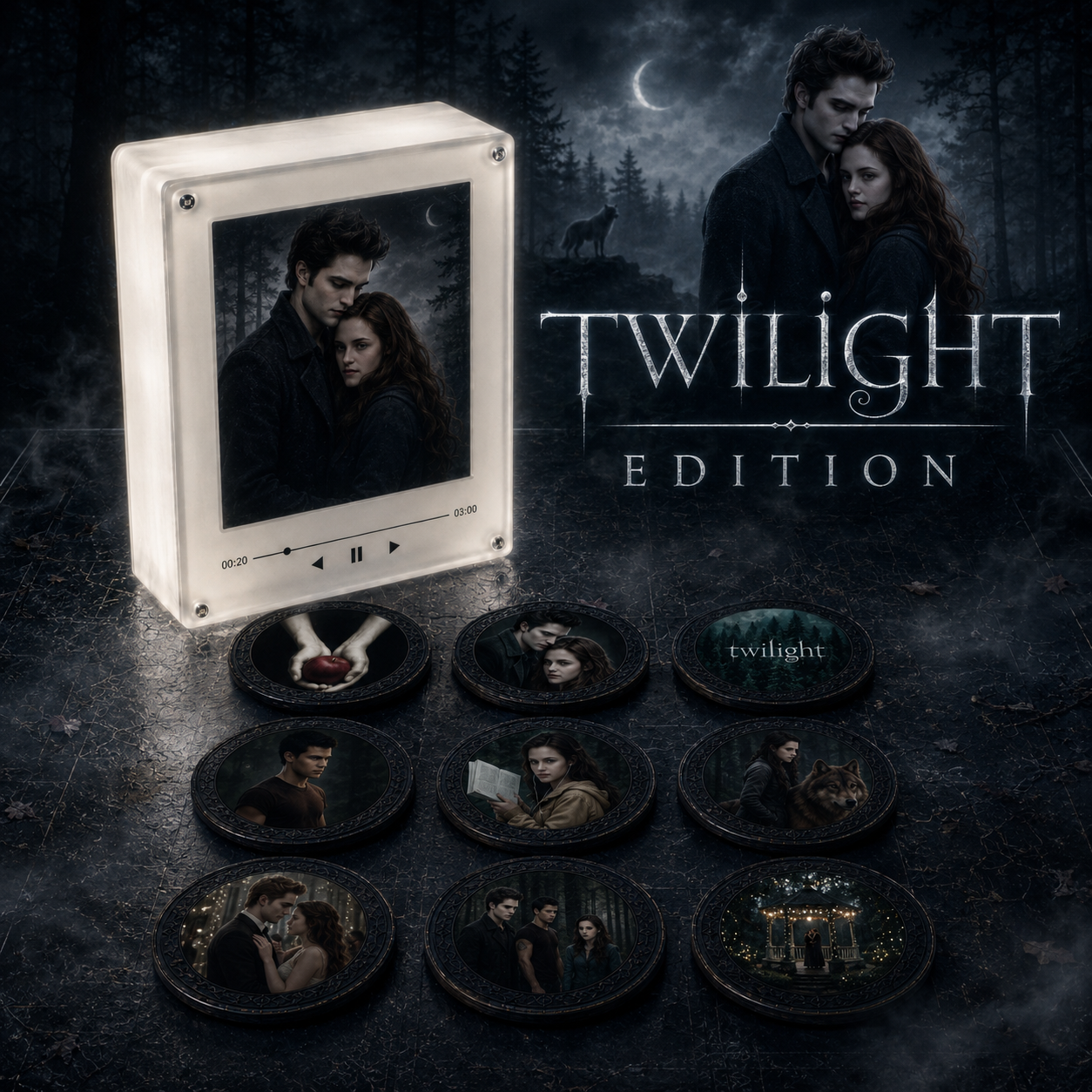 Moonlit Memory Magnetic Music Player