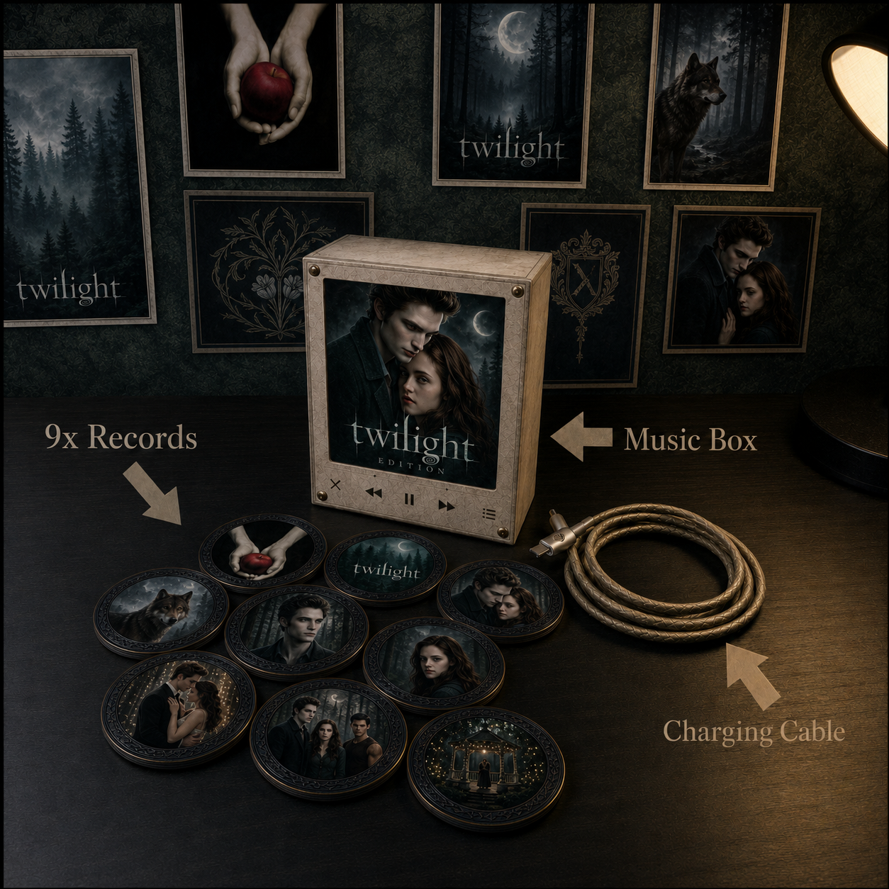 Moonlit Memory Magnetic Music Player