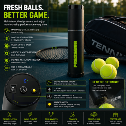 Automatic Tennis Ball Pressurizer