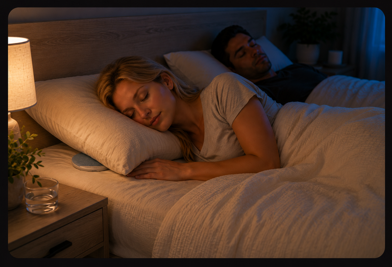 SleepSound Pillow Speaker – Wireless Under Pillow Audio Speaker