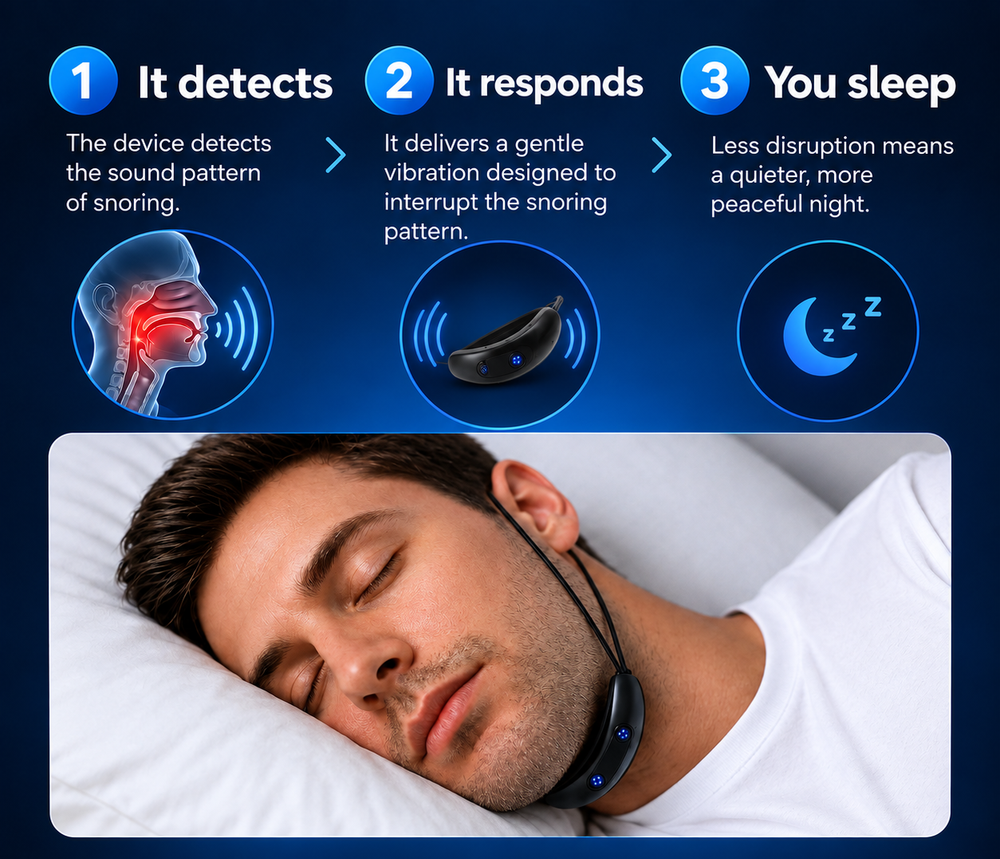 HushPulse Smart Anti-Snore Device