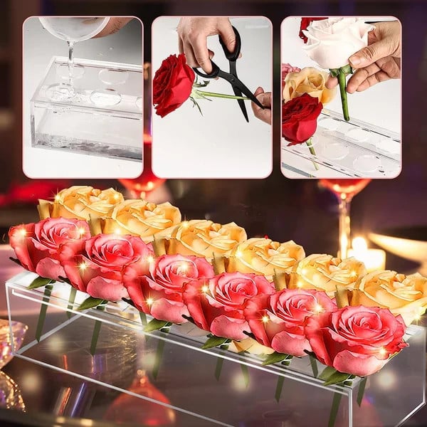 💓💓Last Day 50% OFF - Clear Acrylic Flower Vase