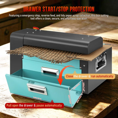 EcoPack Pro Honeycomb Packing Machine & Cardboard Shredder – 350mm
