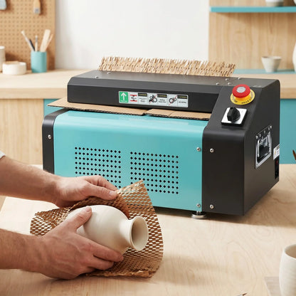 EcoPack Pro Honeycomb Packing Machine & Cardboard Shredder – 350mm