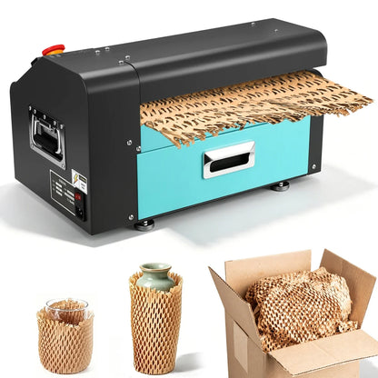 EcoPack Pro Honeycomb Packing Machine & Cardboard Shredder – 350mm