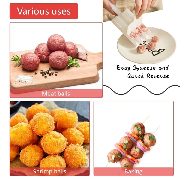 🔥Summer 50% OFF🔥Creative Kitchen Triple Meatball Maker