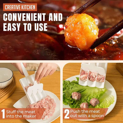 🔥Summer 50% OFF🔥Creative Kitchen Triple Meatball Maker