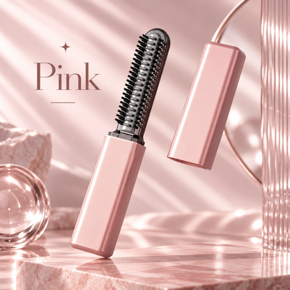 Curliva – 4-in-1 Wireless Mini Hair Curler & Styling Brush | Rechargeable Ceramic Hair Styler