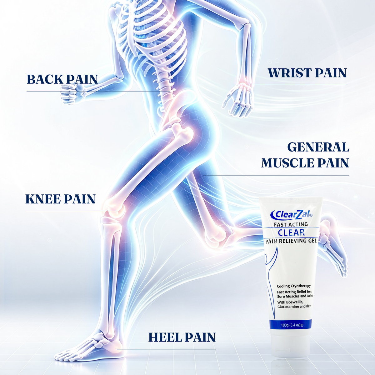 CoolVera – Cooling Muscle & Joint Massage Gel with Menthol & Botanical Extracts