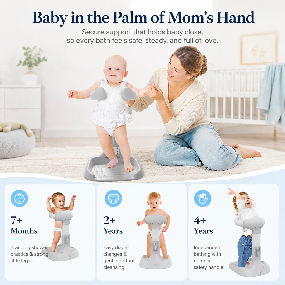 SplashNest Bath Support Stand