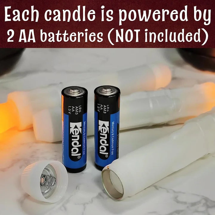 Floating LED Candles with Wand Remote Control