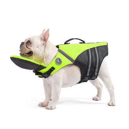 Dog Life Jacket – Adjustable Pet Swimming Vest with Chin Support & Rescue Handle