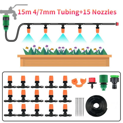 FOG-COOLED SEMI-AUTOMATIC IRRIGATION SYSTEM