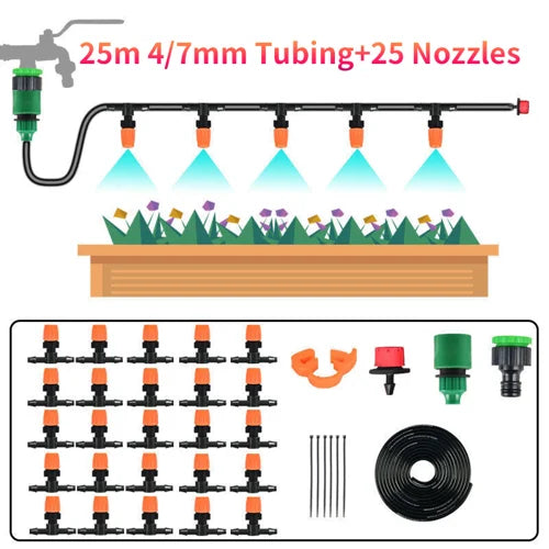 FOG-COOLED SEMI-AUTOMATIC IRRIGATION SYSTEM
