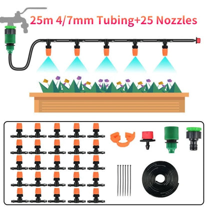 FOG-COOLED SEMI-AUTOMATIC IRRIGATION SYSTEM