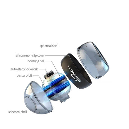 Gyro Power Ball - Exerciser Gyro Ball for Strengthen Arms, Fingers, Wrist Bones and Muscles