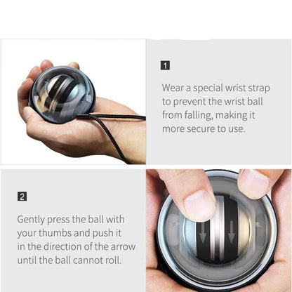Gyro Power Ball - Exerciser Gyro Ball for Strengthen Arms, Fingers, Wrist Bones and Muscles