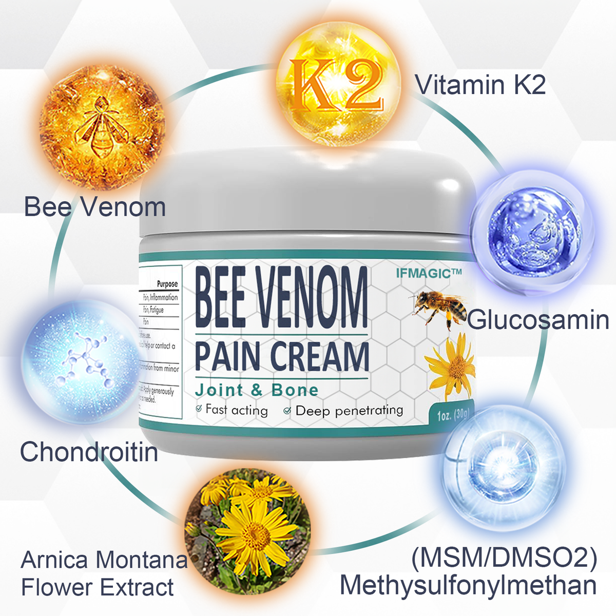 🐝 IFMAGIC™ Bee Venom Pain and Bone Healing Cream