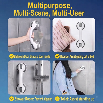 GripHaven – Non-Slip Suction Bathroom Support Handle | No-Drill Installation