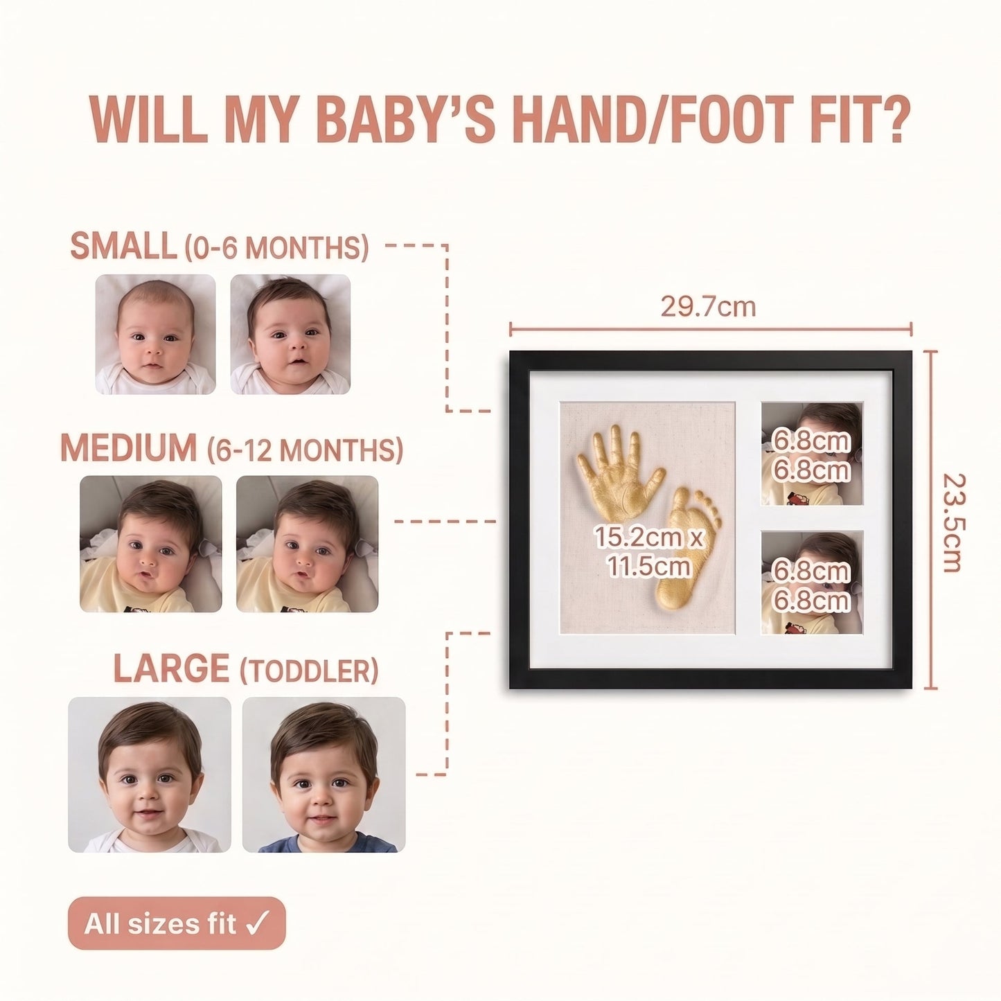 Baby Hand & Footprint Keepsake Memory Kit
