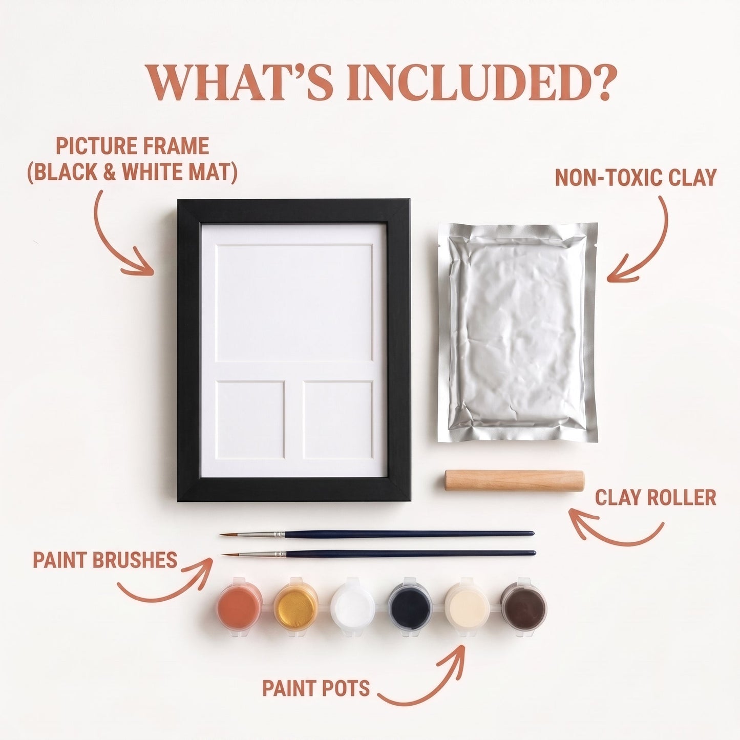 Baby Hand & Footprint Keepsake Memory Kit