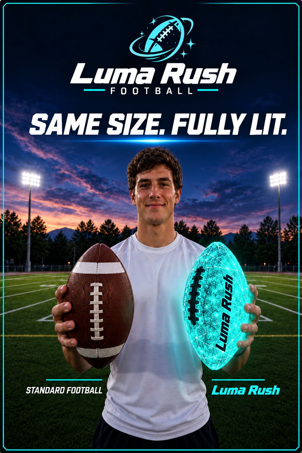 LumaRush LED Football