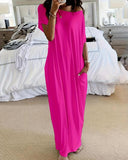 Off-Shoulder Batwing Sleeve Maxi Dress