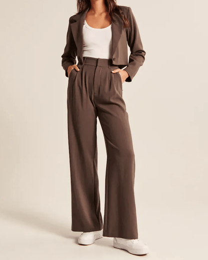 💗Lightweight Tailored Premium Fabric Wide Leg Pants💗