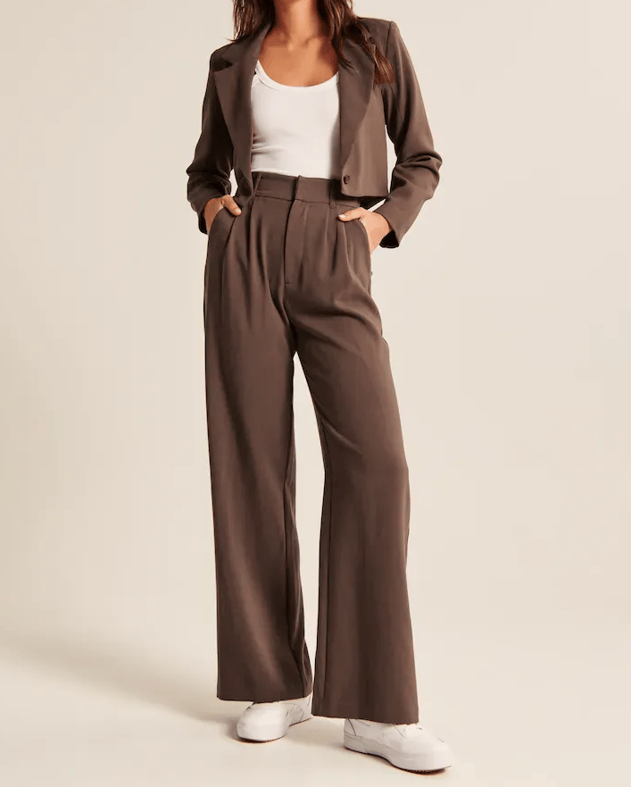 💗Lightweight Tailored Premium Fabric Wide Leg Pants💗