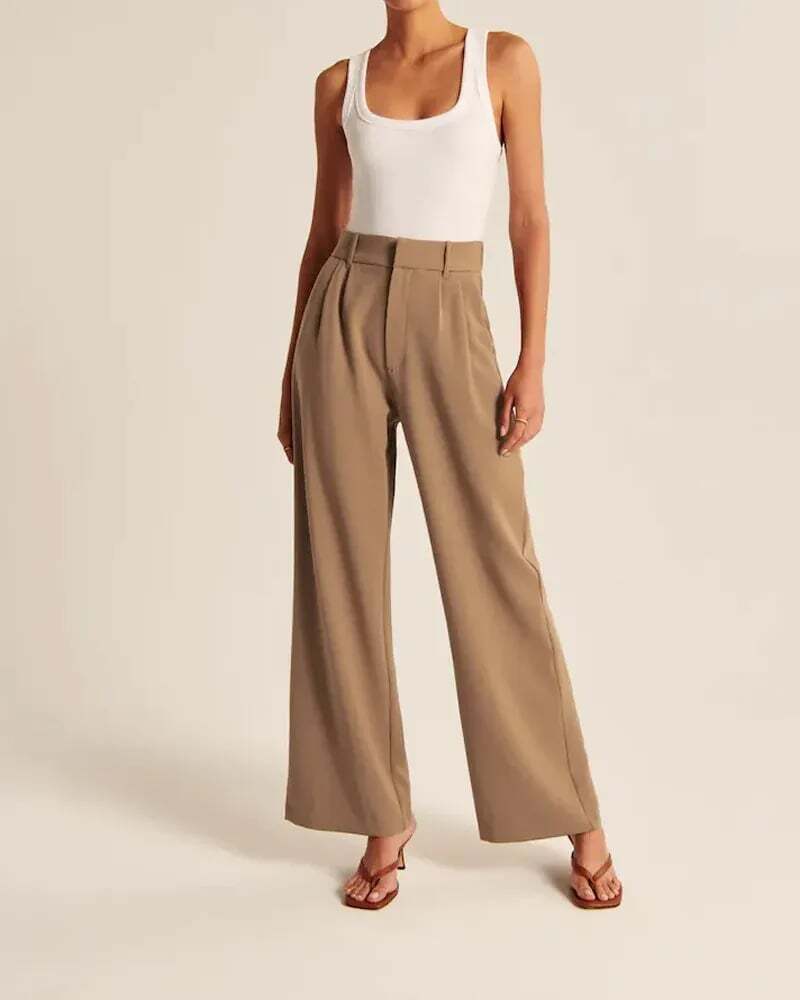 💗Lightweight Tailored Premium Fabric Wide Leg Pants💗