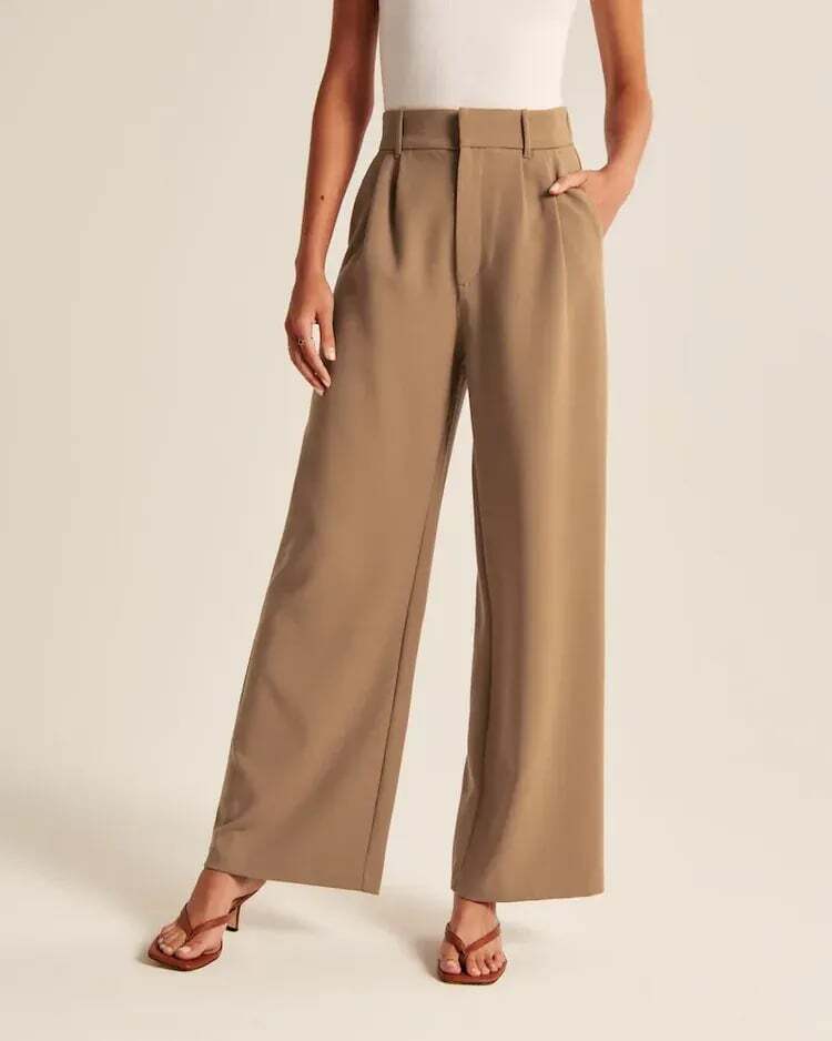 💗Lightweight Tailored Premium Fabric Wide Leg Pants💗