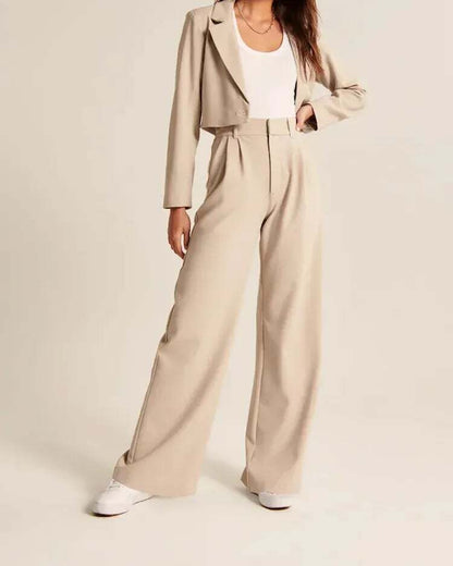 💗Lightweight Tailored Premium Fabric Wide Leg Pants💗