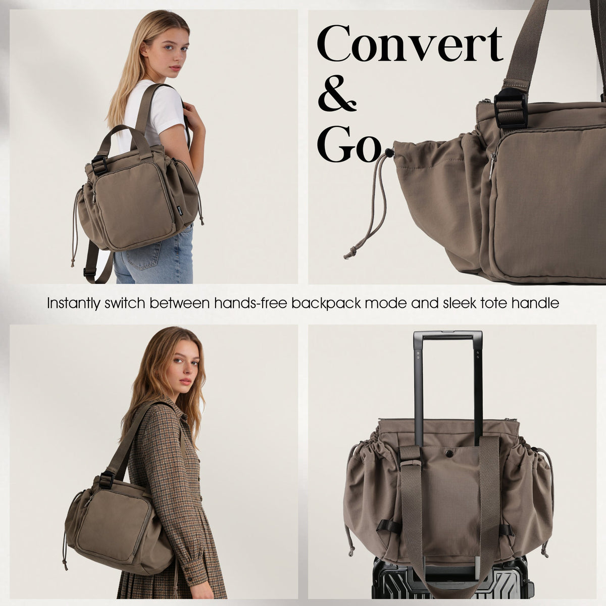 CarryMuse 3-in-1 Tote
