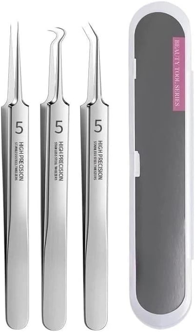 🔥Professional Facial Blackhead Remover Tweezers