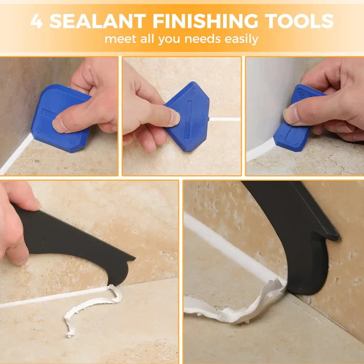 5 in 1 Metal Head Shovel Glue Tool Kit and Midlew Gel