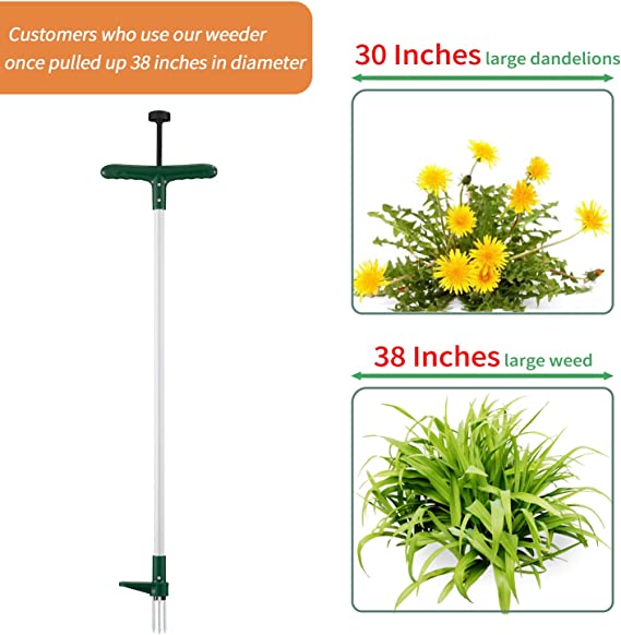 Standing Weed Puller Root Removal Tool