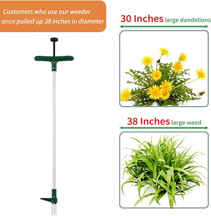 Standing Weed Puller Root Removal Tool