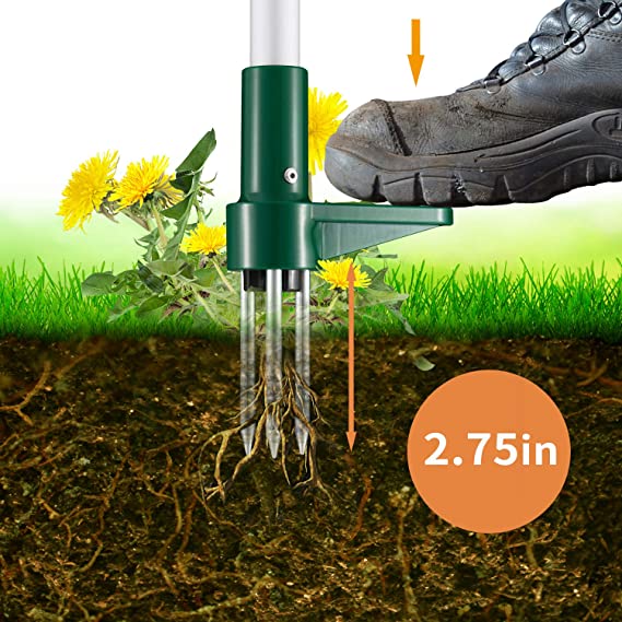 Standing Weed Puller Root Removal Tool