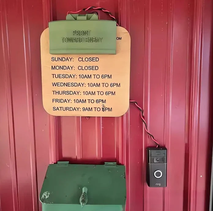 Tactical Doorbell Cover – Funny Military-Style Ring Camera Decoration