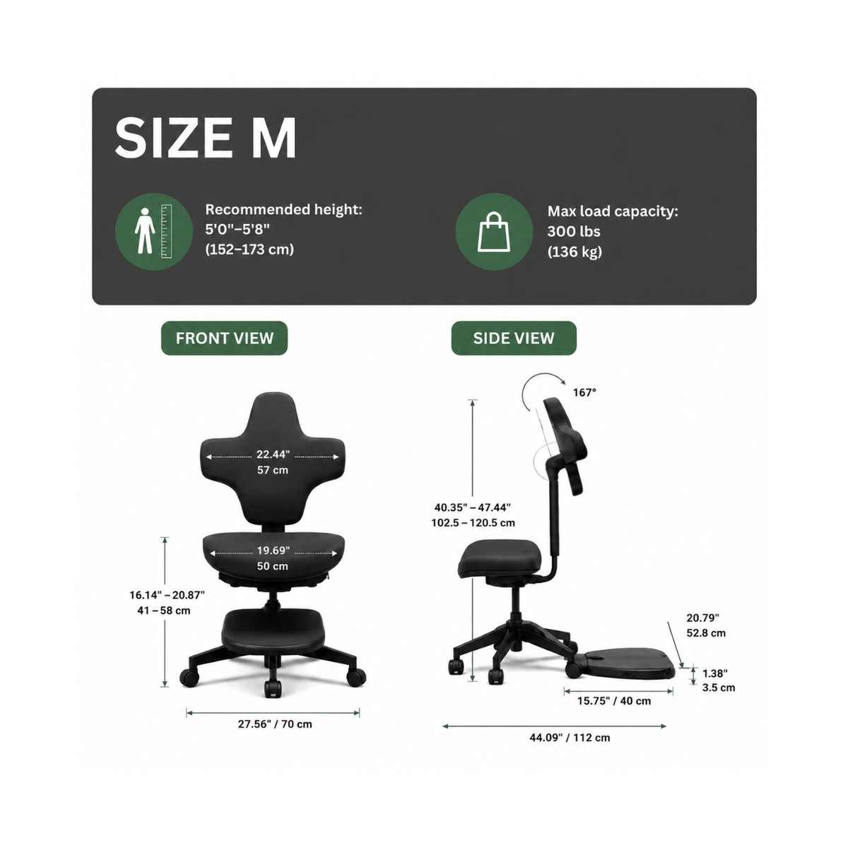 FlexPerch Ergonomic Work Chair