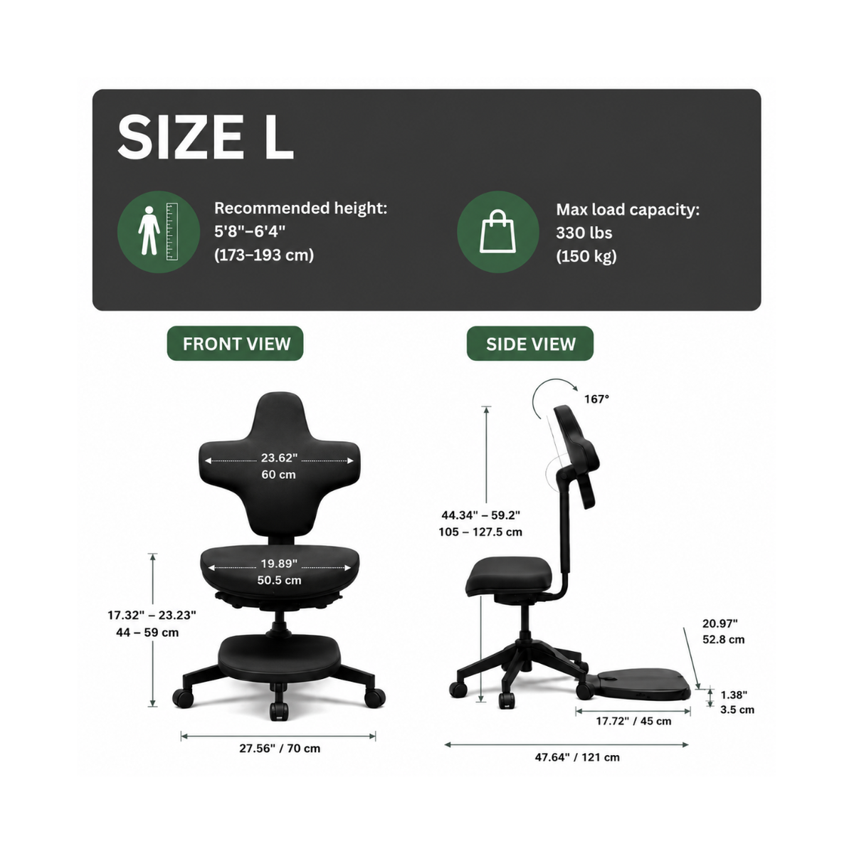 FlexPerch Ergonomic Work Chair