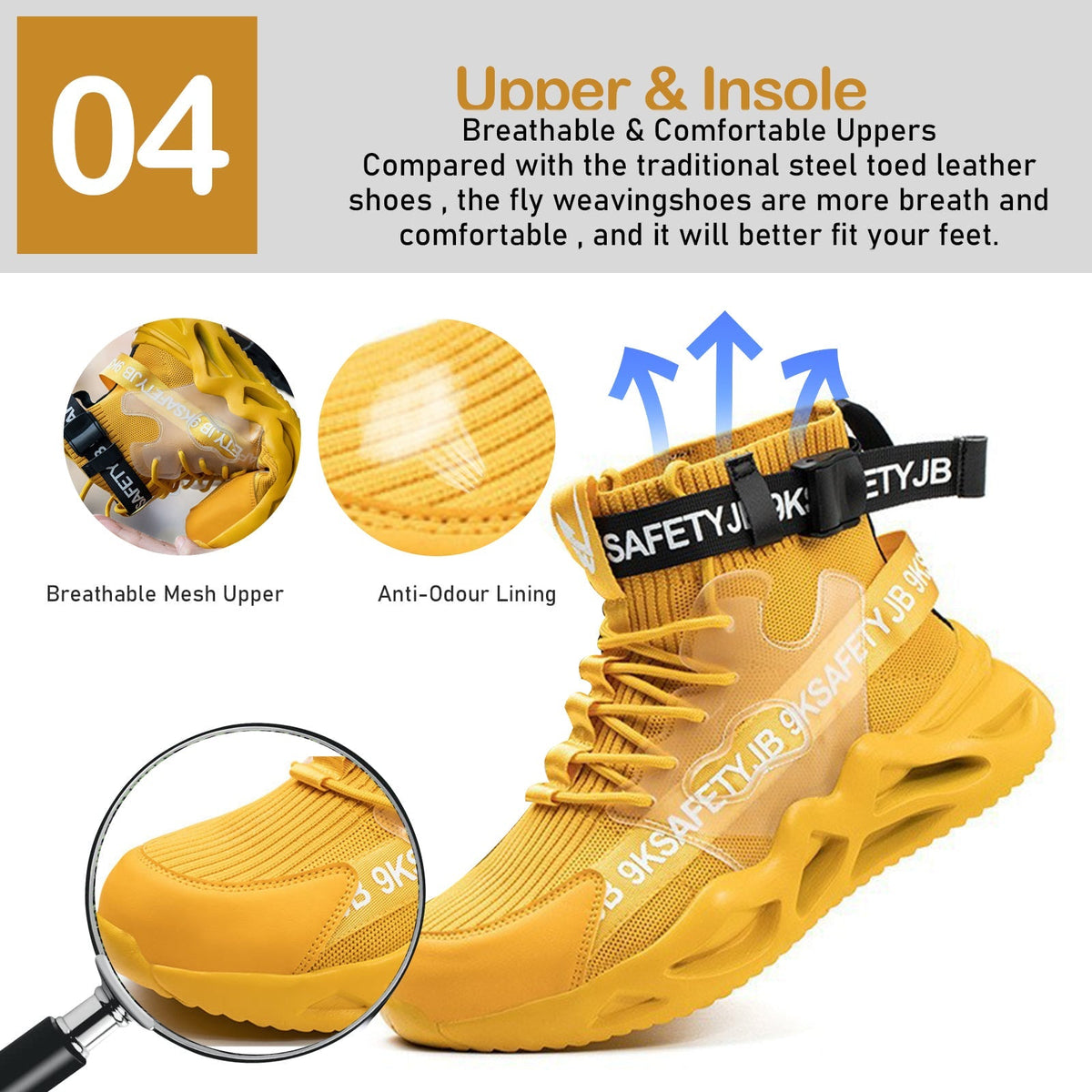 STEEL TOE WORK SHOES