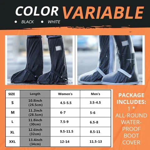 ⏰Last Day Promotion 50% OFF - Suitable for wide feet - ❤️All-Round Long Waterproof Boot Cover